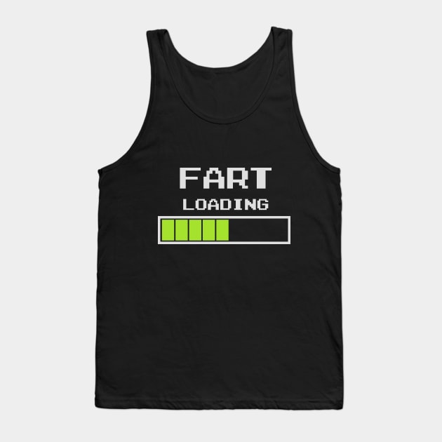 Fart Loading Funny Computer Retro T shirt Tank Top by zvone106
